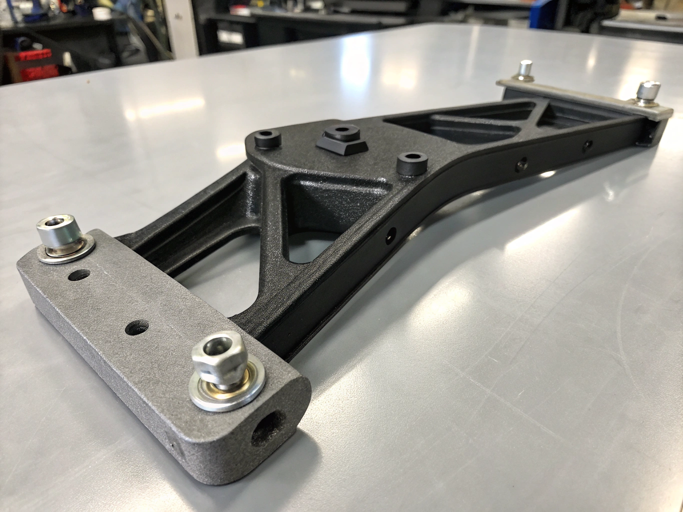 Precision automotive structural components after automated press brake bending