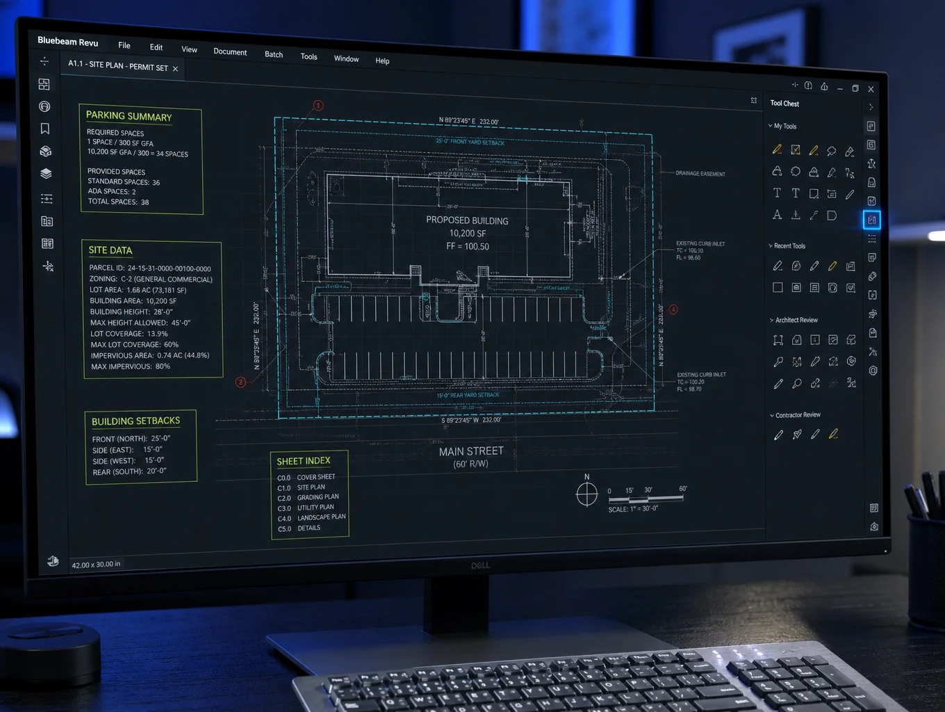 Precision Sheet Metal CAD Blueprint Technical Drawing with Dimensions and Annotations
