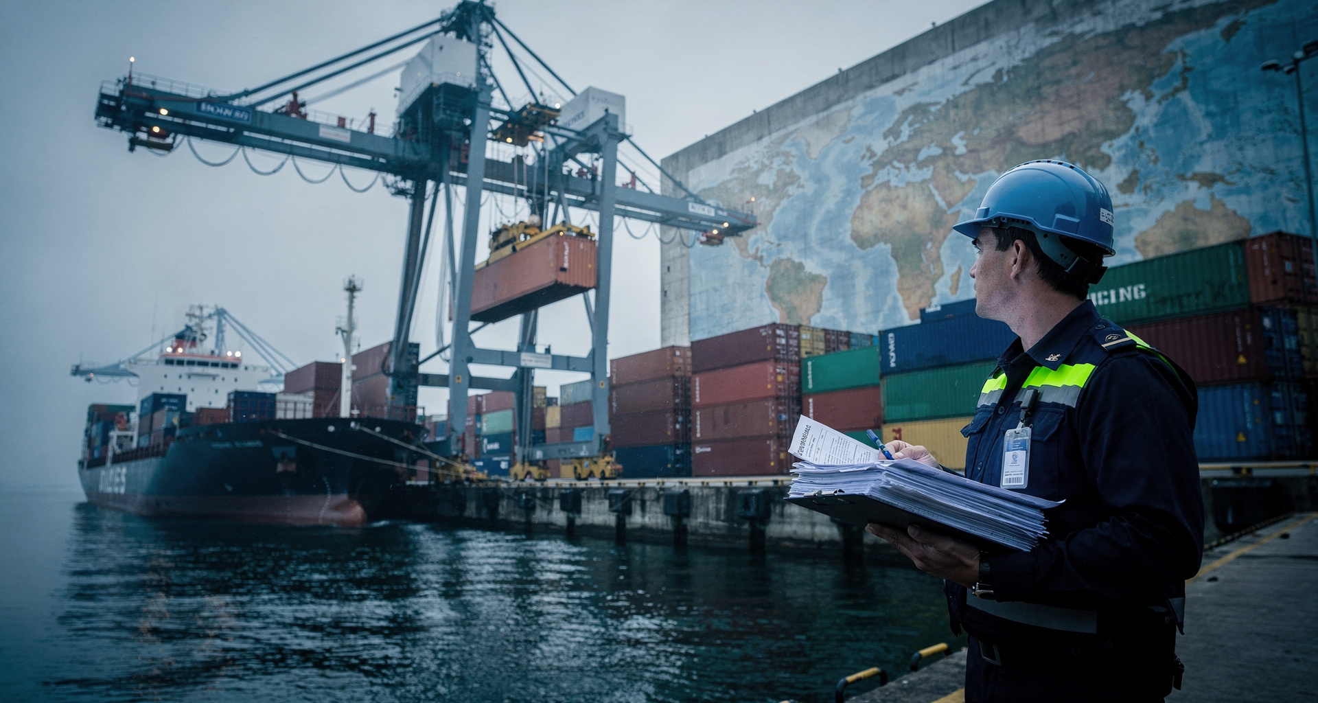 International freight container loading and custom crated sheet metal enclosures