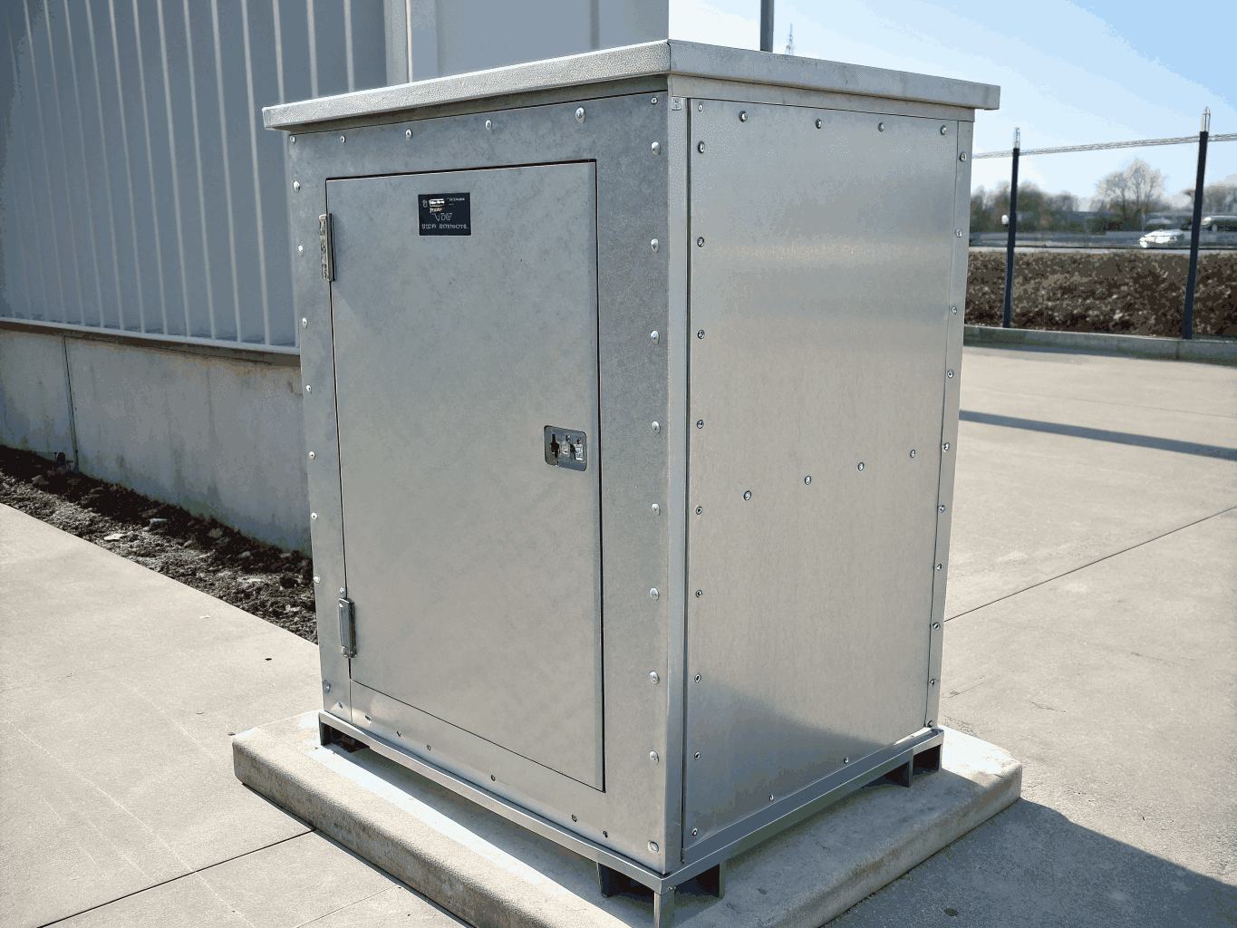 Sealed heavy-duty NEMA 4X outdoor weatherproof industrial cabinet