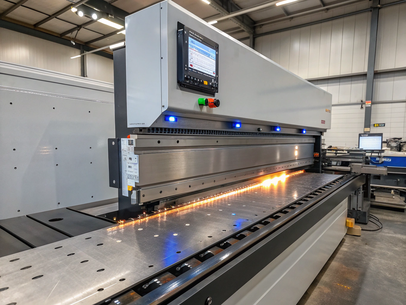Custom fabricated sheet metal plenum boxes assembled on factory line