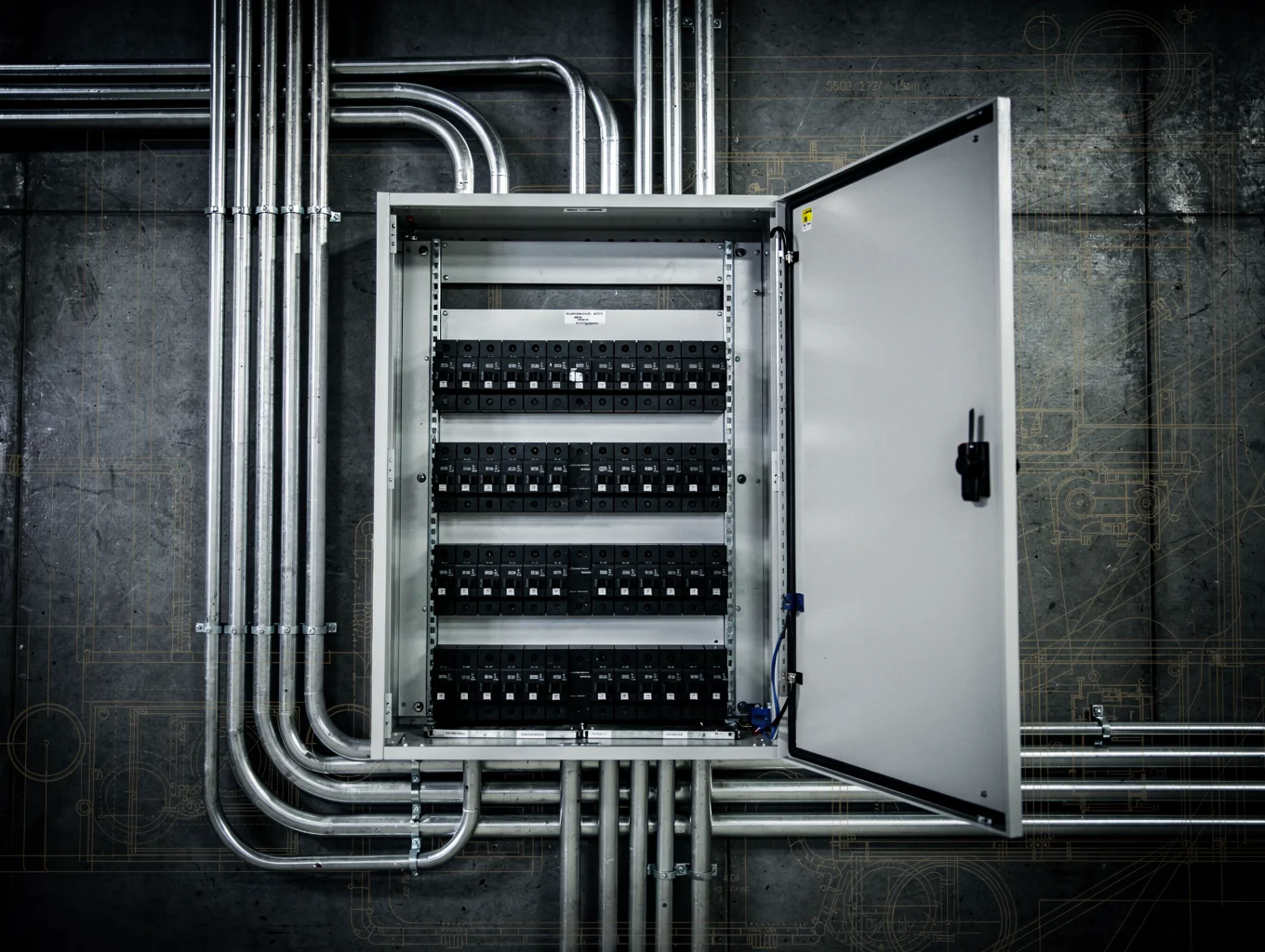 Industrial power and switchgear enclosures