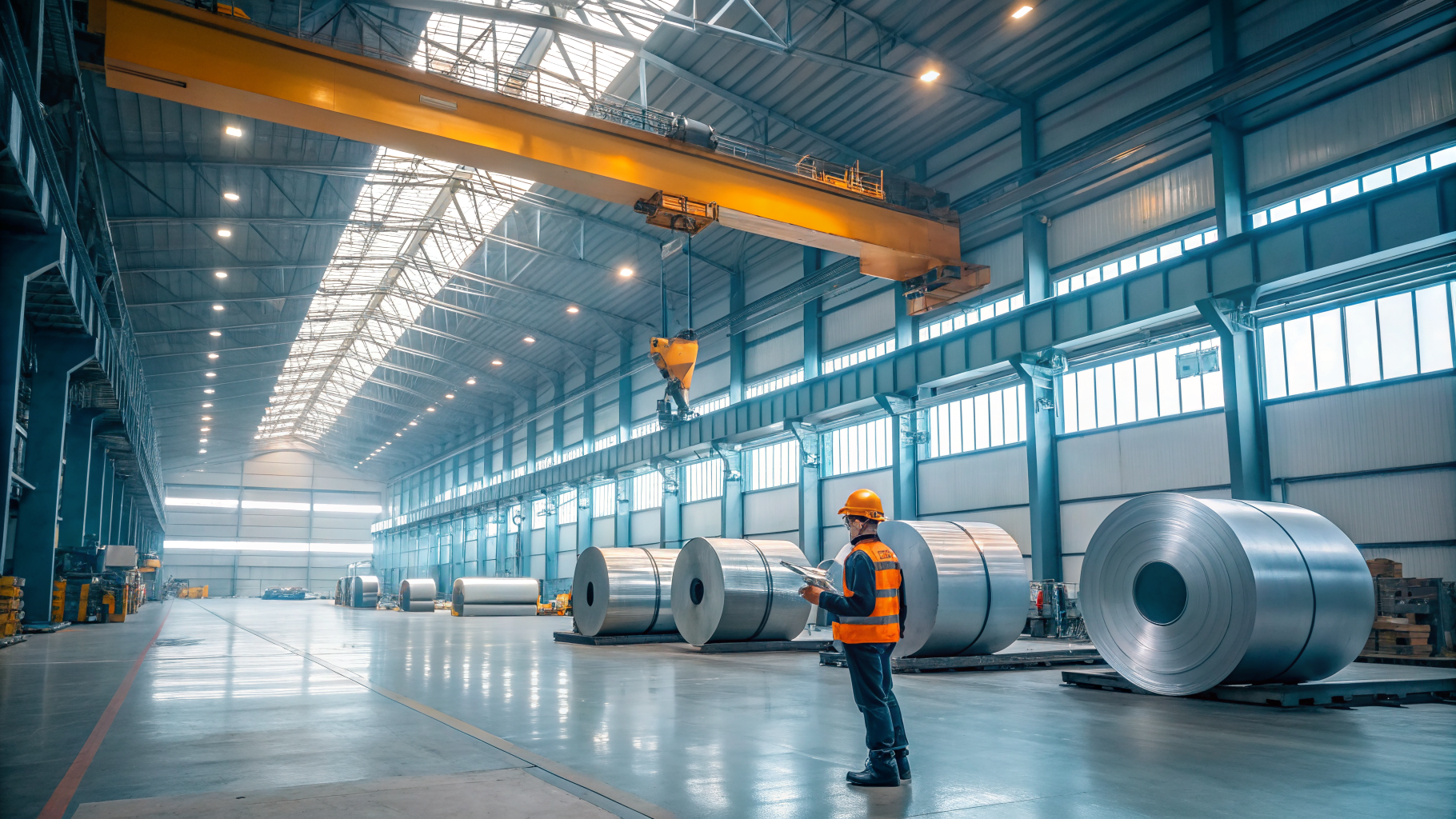 Precision carbon steel sheet metal fabrication machinery in factory