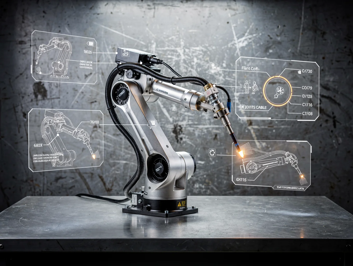 Heavy-Duty Robotic Arm Brackets