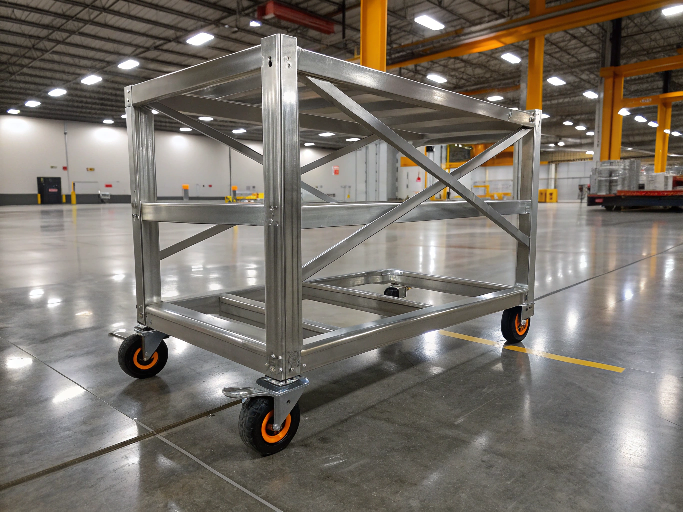 Sheet metal racks and industrial mounting systems