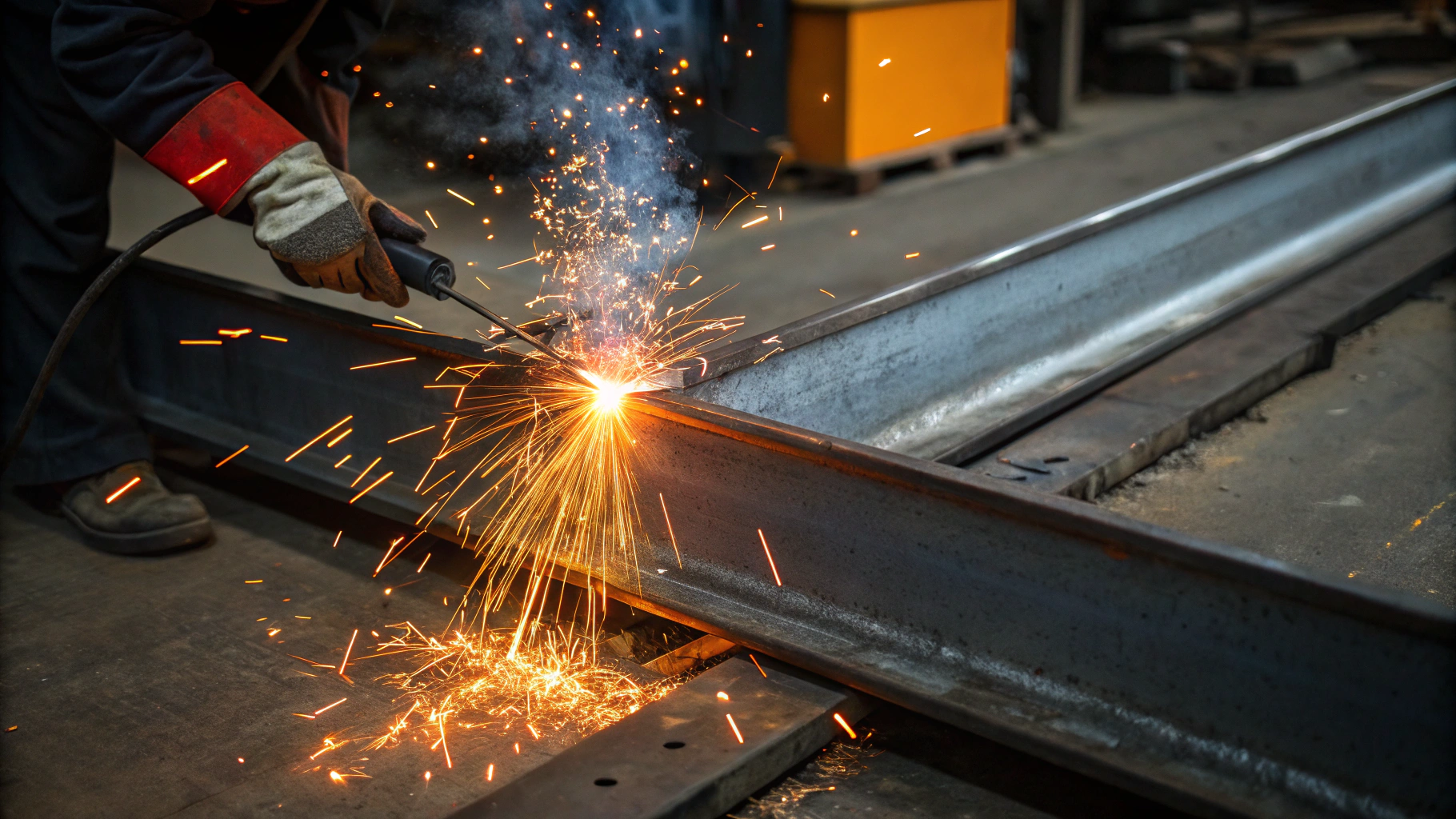 Precision TIG welding on stainless steel sheet metal component