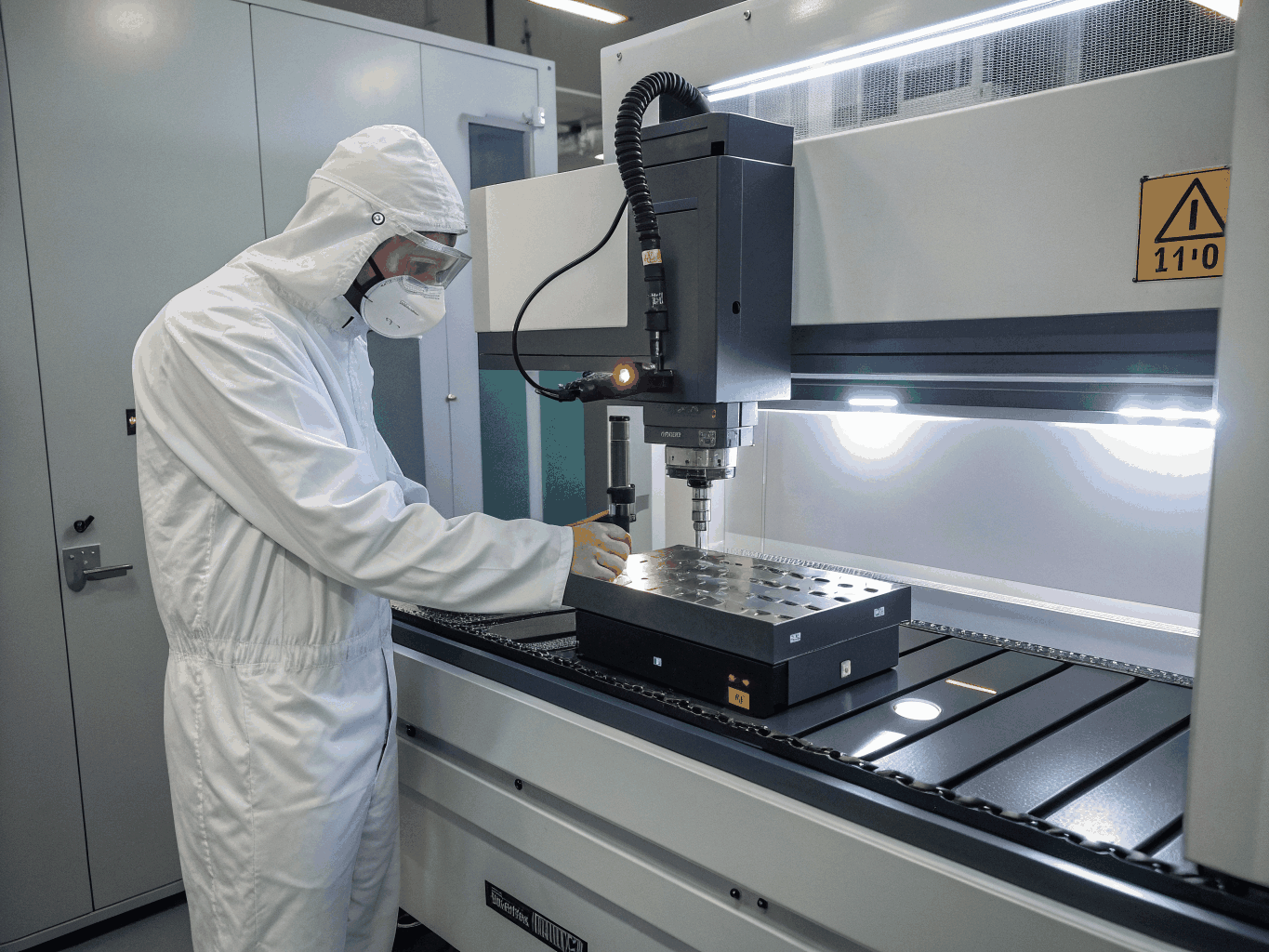 High-precision aerospace sheet metal component inspection