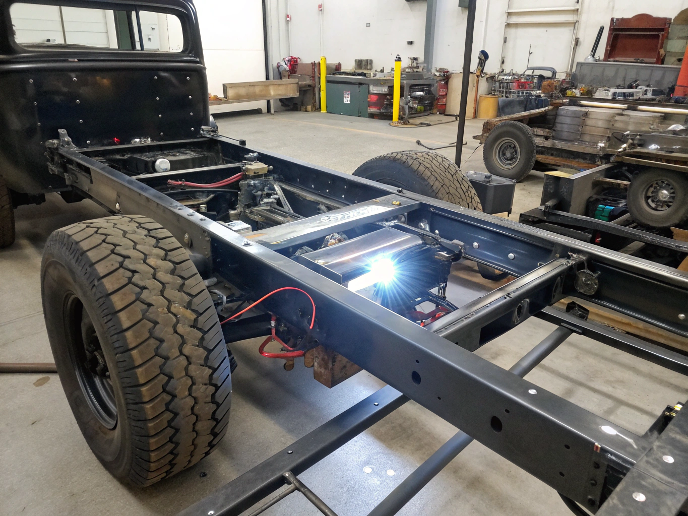 Heavy duty laser cut chassis reinforcement bracket