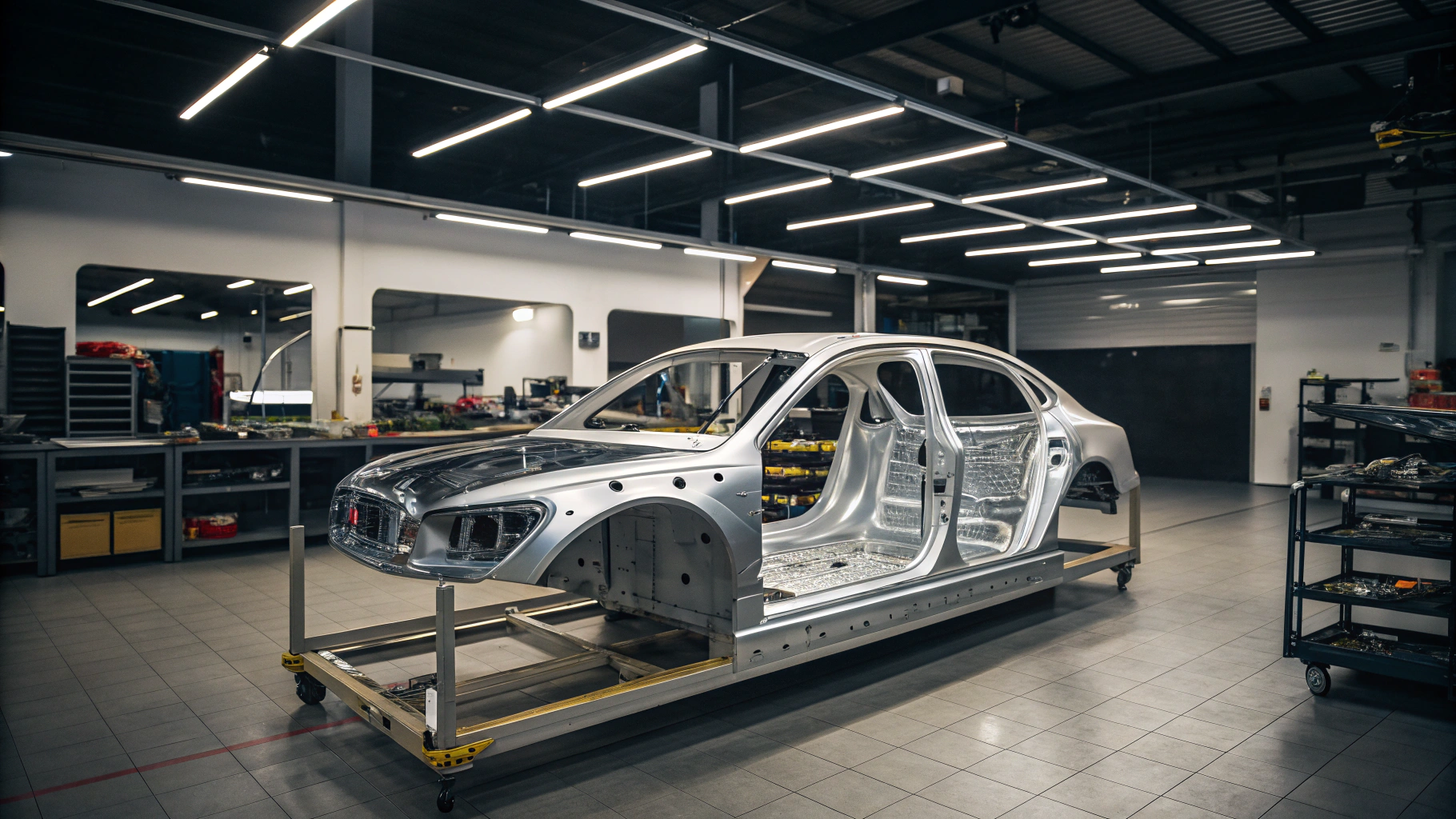 Formed car body sheet metal structural panels and reinforcements