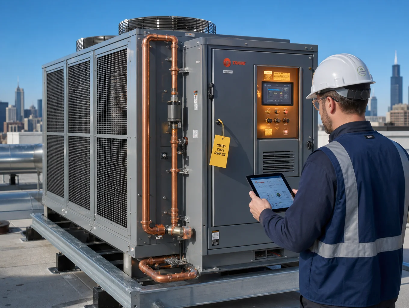 Fresh air ventilation system ductwork layout